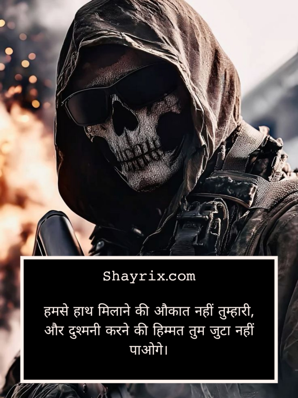 Gangster Shayari In Hindi For Instagram