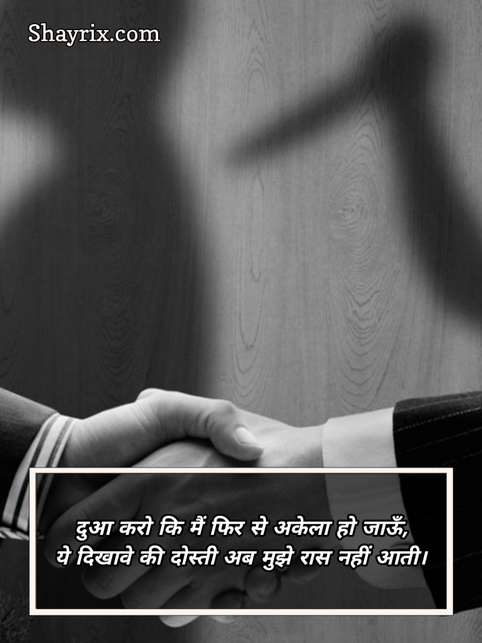 Shayari On Fake Friends In Hindi