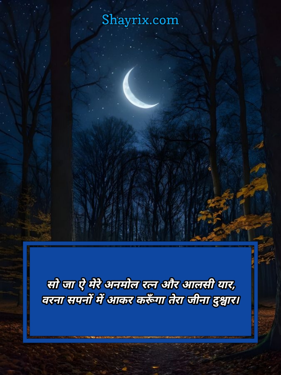 Good Night Shayari In Hindi For Best Friend